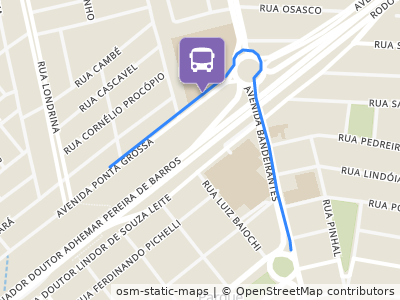 Mapa da parada