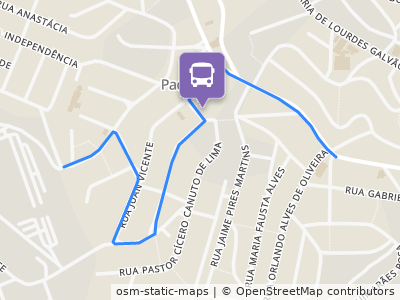 Mapa da parada