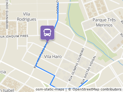Mapa da parada