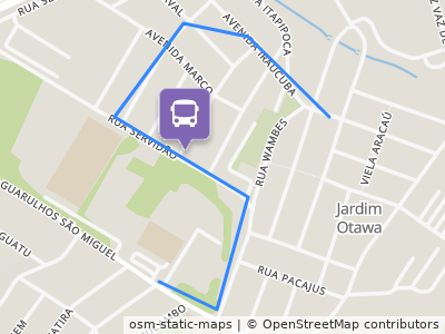 Mapa da parada