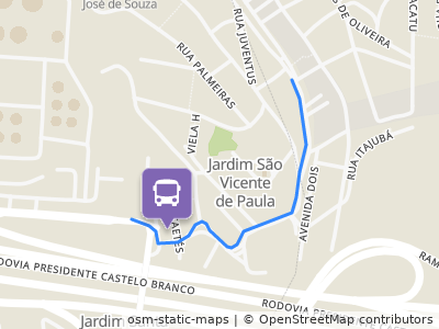 Mapa da parada