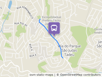 Mapa da parada