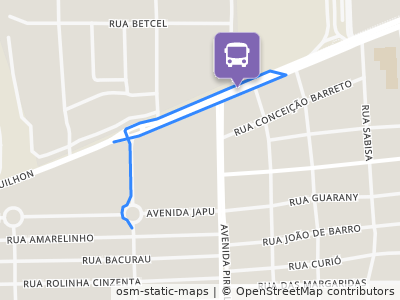 Mapa da parada