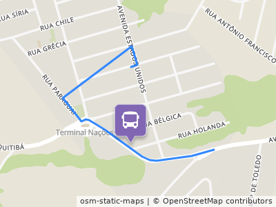 Mapa da parada