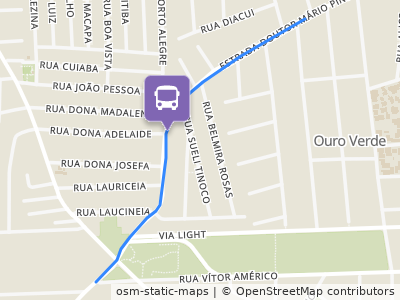 Mapa da parada