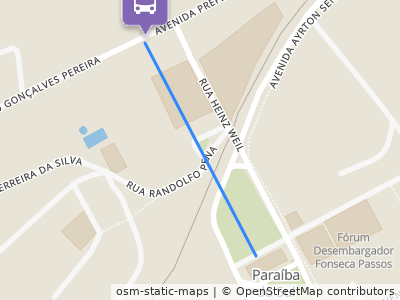 Mapa da parada