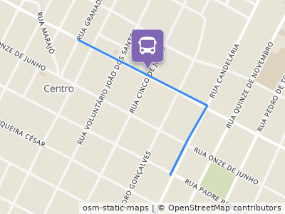 Mapa da parada
