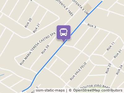 Mapa da parada