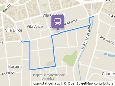 Mapa da parada