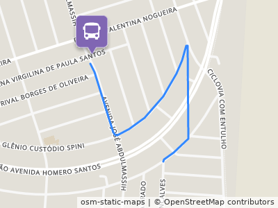 Mapa da parada