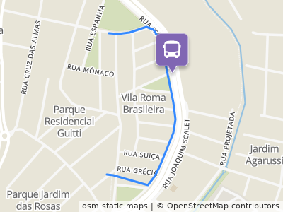 Mapa da parada