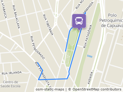 Mapa da parada