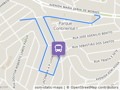 Mapa da parada