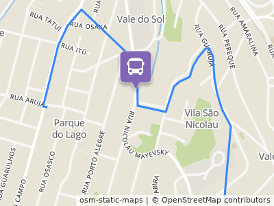 Mapa da parada
