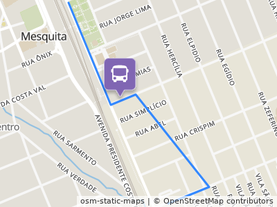 Mapa da parada