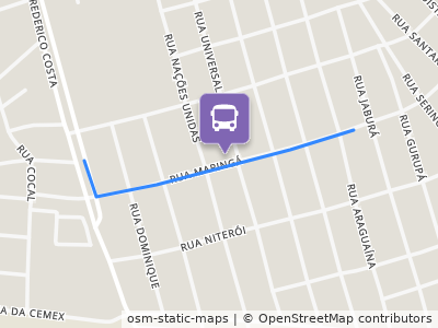 Mapa da parada