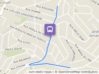 Mapa da parada