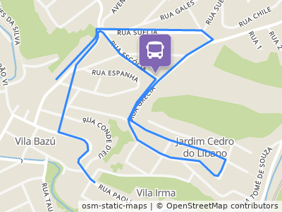 Mapa da parada