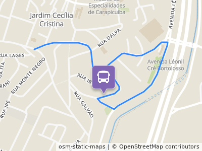 Mapa da parada