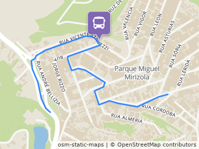 Mapa da parada