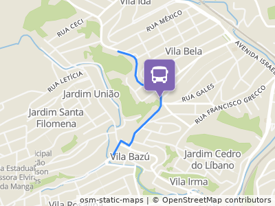 Mapa da parada