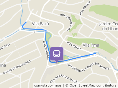 Mapa da parada