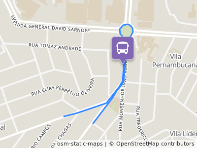 Mapa da parada
