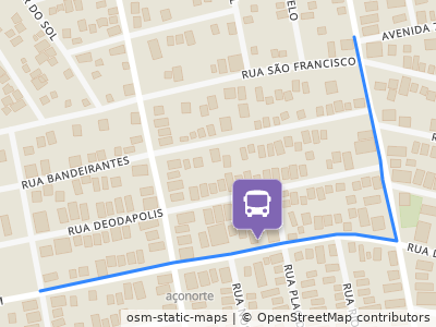 Mapa da parada