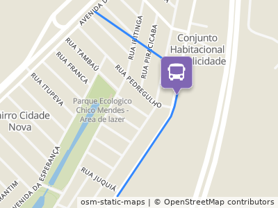 Mapa da parada