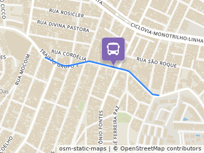 Mapa da parada