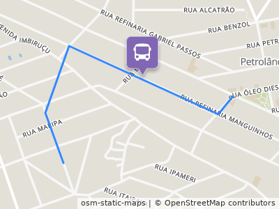 Mapa da parada