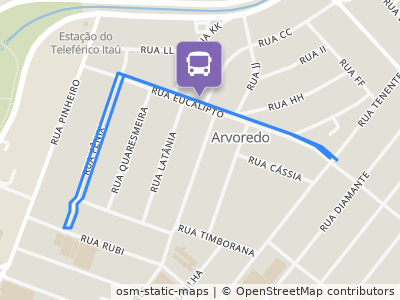 Mapa da parada
