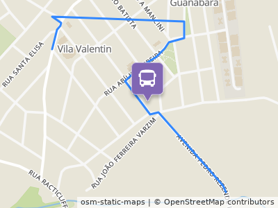 Mapa da parada
