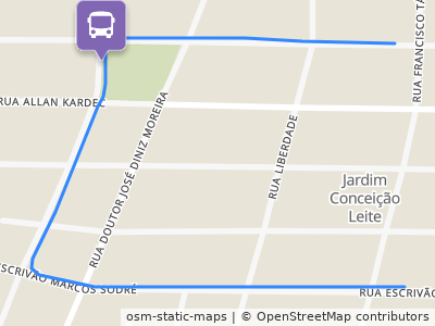 Mapa da parada