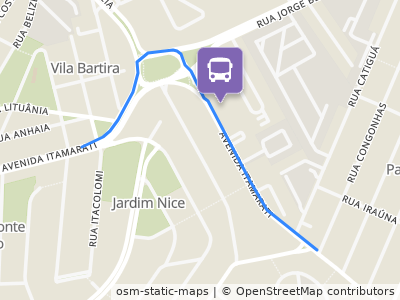 Mapa da parada