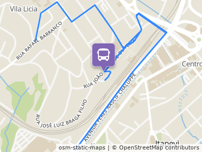 Mapa da parada
