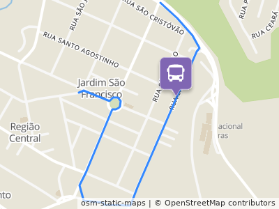 Mapa da parada