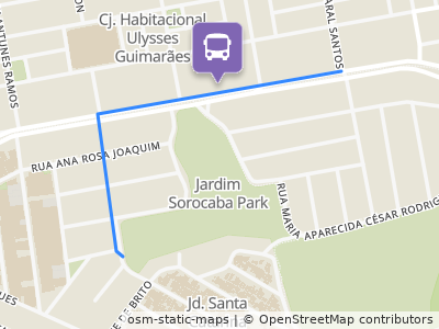 Mapa da parada