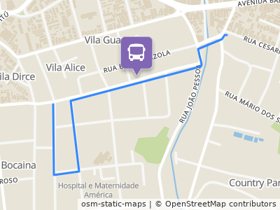 Mapa da parada