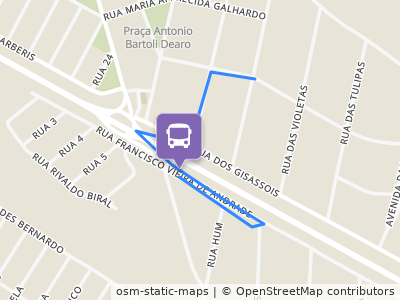 Mapa da parada