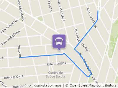 Mapa da parada