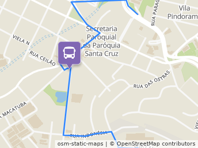Mapa da parada