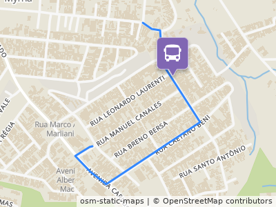Mapa da parada