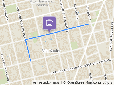 Mapa da parada