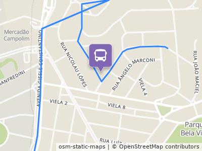 Mapa da parada