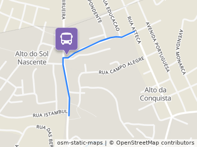 Mapa da parada