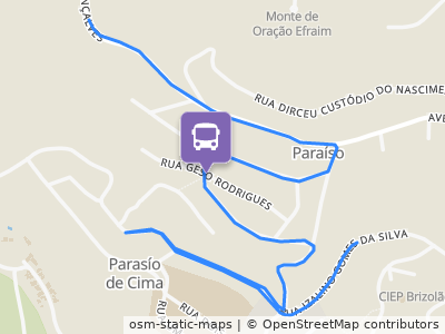 Mapa da parada