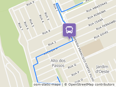 Mapa da parada