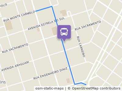 Mapa da parada