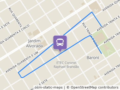 Mapa da parada
